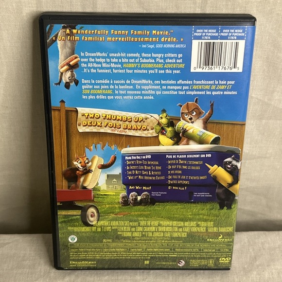 Over the Hedge DVD Full Screen Dreamworks - Picture 2 of 3